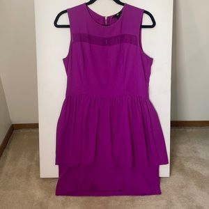 Purple Tiered Dress